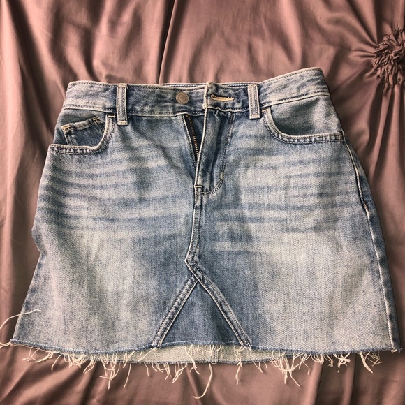 Denim skirt, mini high rise - Picture 1 of 3